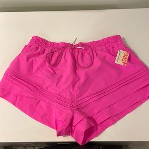 Free People Movement Hot Pink Athletic shorts